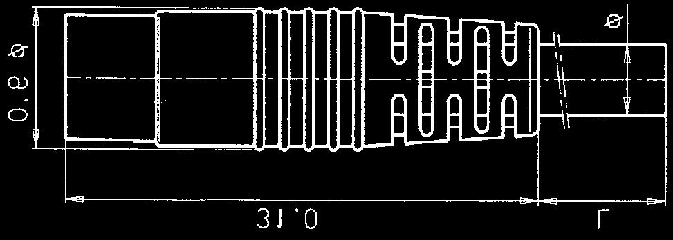 Subminiatur-Rundsteckverbinder Serie 09 Abbildung umspritzt am Kabel Polzahl Länge Bestell-Nummer ab1 ab20