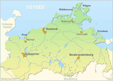 Ausgangslage Mecklenburg-Vorpommern Fläche: 23.186 km² Bevölkerung: 1.651.