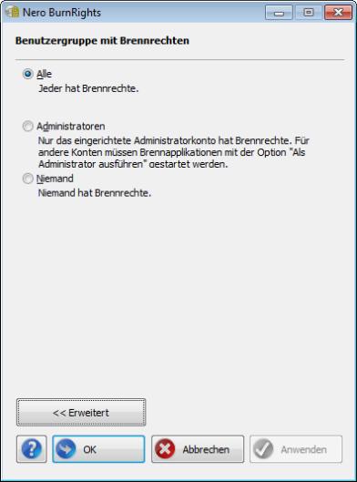 Einfaches Fenster Nero BurnRights unter Windows Vista, Windows 7 und Windows 8 4 Einfaches Fenster Nero BurnRights unter Windows Vista, Windows 7 und Windows 8 Nachdem Sie Nero BurnRights unter