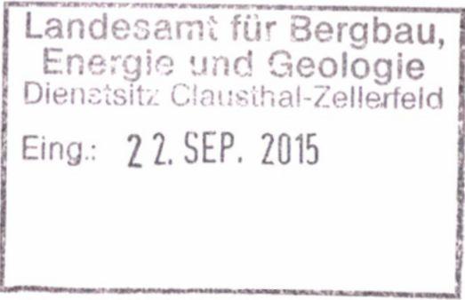 6 En WG September 2015 Vorhabenträger: Gastransport GmbH Bearbeitung Themen Umweltbelange": Ing.