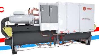 SERIENSCHALTUNG EINER GEGENSTROMKONFIGURATION Traditionelle Wasserkühlmaschinenkonfiguration mitparallelrohrleitung 1.