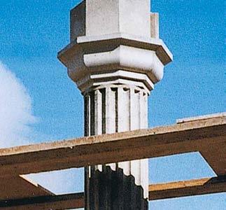 Stützenschalung Struktur in allen Formen Auch strukturierte Stützen sind durch die individuell gefertigten Tubbox