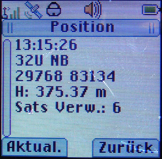32U NB 29768 83134 83 29 Ausschnitt der Karte des Zonenfeld: 32U 100 km-quadrat: NB Durch den eingebauten