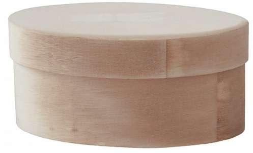 oder Bemalen Holzspandosen oval, natur, 5-20/Pack,: - 803-960 3 x 2,2 x1cm, 20/Pack - 803-961 4,5 x 3,2 x 2cm 10/Pack -