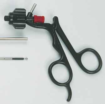 Rotating/Detachable Instruments (Instructions on page 6) We have developed a series of rotating/detachable instruments to optimize the cleaning of the laparoscopic instruments.