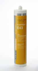 k l e b- und dichtsto f f e Wacker Silikone Elastosil E43N Elastosil E43 N besitzt die gleichen Eigenschaften und Merkmale wie ELASTOSIL E43, kann jedoch dank einer modifizierten Formulierung in noch