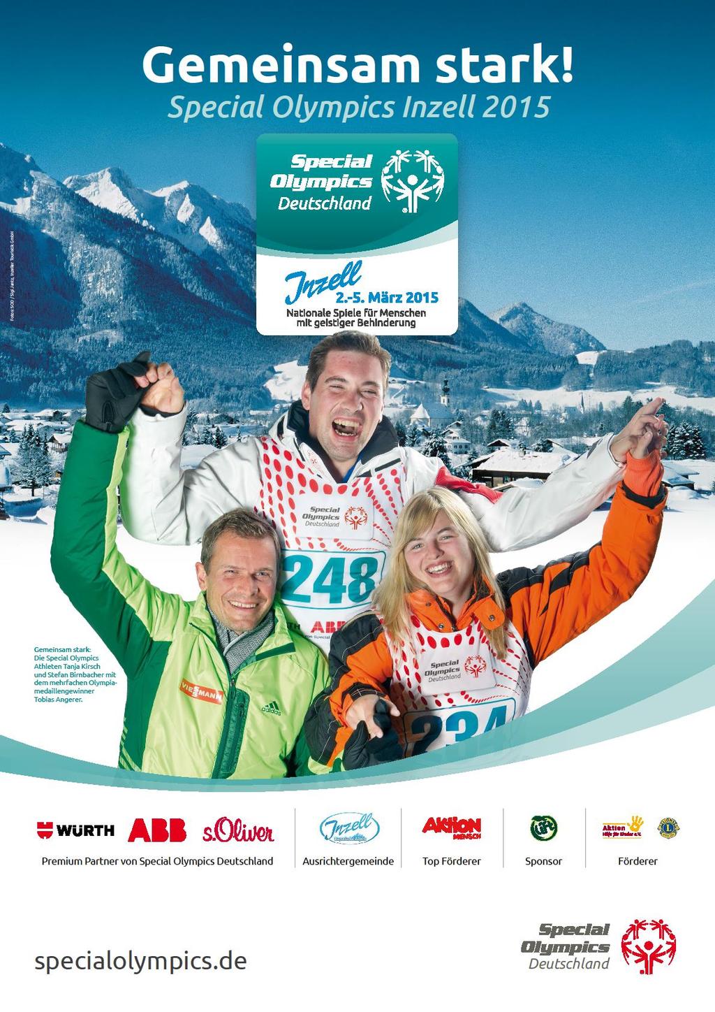 Helfer-Ausschreibung Special Olympics Inzell 2015 Nationale
