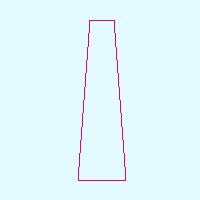 i) Markieren Sie bitte seine ungefähre Lage mit einem Kreuzchen neben der vergrößerten Drahtmodell-Zeichnung des Schafts in Abb. 3.4.