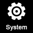 SYSTEM Das System-Menü erlaubt dem Benutzer zwischen den verschiedenen Optionen zu wählen. Videowidergabe Aktiviert / Deaktiviert die Videowiedergabe während der Fahrt.