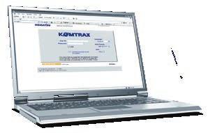 KOMTRAX Der Weg zu maximaler Produktivität KOMTRAX nutzt das Modernste, was die Wireless Monitoring Technologie zu bieten hat.