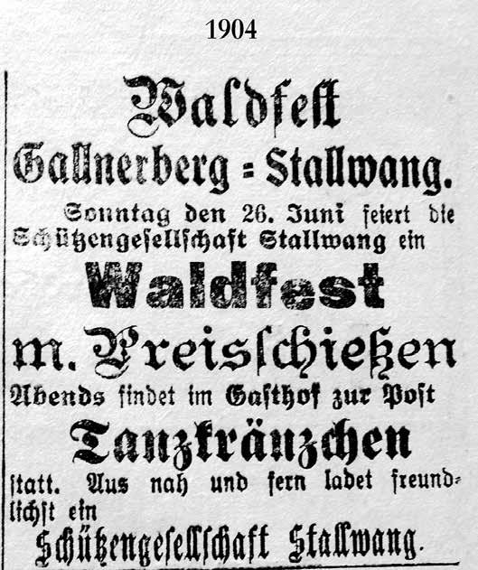 Schon seit 20 Jahren ist dort nichts mehr zu denken; ein vor dem abgehaltenes "Bergfest" woran ältere Leute sich noch erinnern, zog eine Unmasse Leute an.