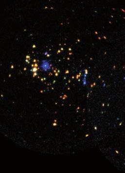 NASA/CXC Dieser Sternhaufen enthält etwa hundert massereiche Sterne mit starken Sternwinden und tausende masseärmere Sterne.