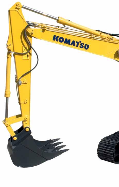 Auf einen Blick Die Hydraulikbagger der Serie 8 von Komatsu setzen weltweit neue Maßstäbe in der Baumaschinenindustrie.