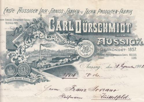 (E0029 Los 221 Ausruf: 16 Bacharach, 1906: Gebr. Knebel, Weingroßhandlung Abb.