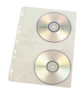 CD/DVD Ablagen 11 Q-CONNECT CD/DVD Hüllen aus Papier mit Klarsichtfenster, mit Selbstklebeverschluss, Format 124 x 124 mm. Packung zu 100 Stück.