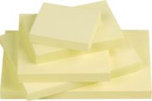 Haftnotizen 29 Q-CONNECT Quick Notes gelb selbstklebendes Notizpapier, haftet auf Papier und glatten Oberflächen, lässt sich jederzeit leicht und ohne Beschädigung ablösen und wieder aufkleben.