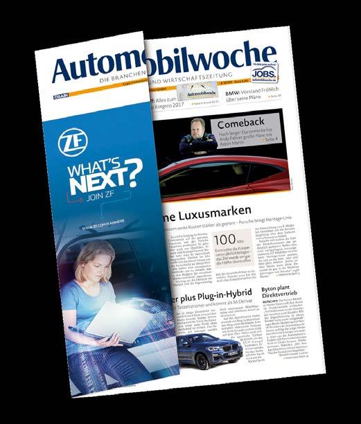 Employer-Branding Print Automobilwoche Karriereführer Je 1 Seite Firmenprofil und
