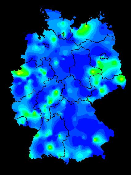 4.2. Information der AGI für Berlin, Brandenburg und Deutschland Praxisindex Region Berlin Brandenburg 8 Der Praxisindex basiert auf Daten zu akuten respiratorischen Erkrankungen der aktuellen Saison