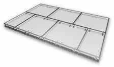 The C+K safe system, which has been designed to achieve higher fall values for the C+K safety slabs and to guarantee simple installation, is available in two different types.