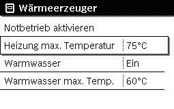 2 E Betriebsart: Externe Wärmeanforderung Symbole im Display 3.2 Heizkessel einschalten Heizkessel am Hauptschalter [] einschalten.