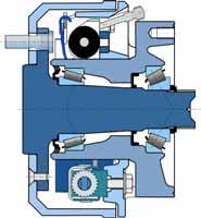 Hydraulikmotoren - Modulbauweise MS35 OCLAIN HYRAULICS Trommelbremse (350 x 60 oder 432 x 02) urchmesser der Bremsbeläge : Ø 350 [3.77 dia.] oder Ø 432 [7 dia] Breite der Bremsfläche : 60 [2.