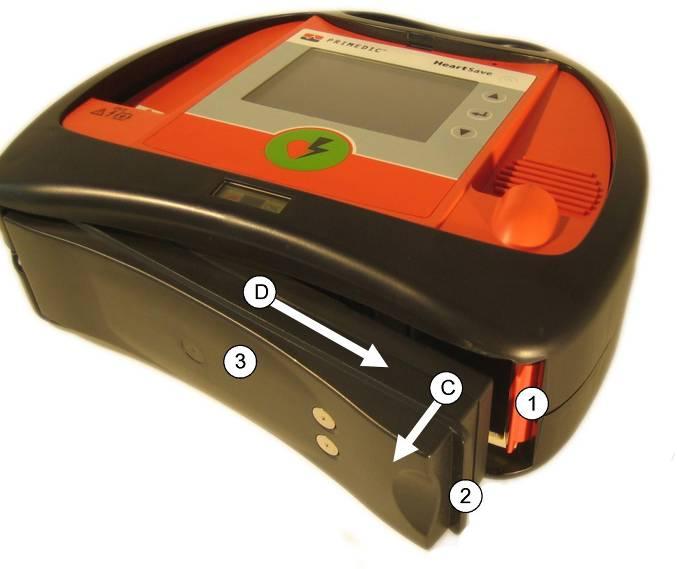 Vorbereitende Maßnahmen vor der (Erst-) Inbetriebnahme Gerätes und schalten Sie das Gerät anschließend aus. Jetzt ist der HeartSave AED betriebsbereit. VORSICHT Beachten Sie das Status-Display.