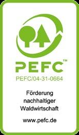 Furnierte Fußbodenleisten Folierte Fußbodenleisten KGM-Zertifizierungen: Nachdem KGM bereits seit 2006 ein PEFC-Zertifikat für den Produktkettennachweis Chain of Custody besitzt, wurde im April 2008