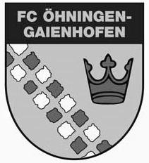 Wir begrüßen unsere Gäste FC Öhningen-Gaienhofen Obere Reihe von links : Trainer R. Jedelhauser, Betreuer T. Litterst, R.