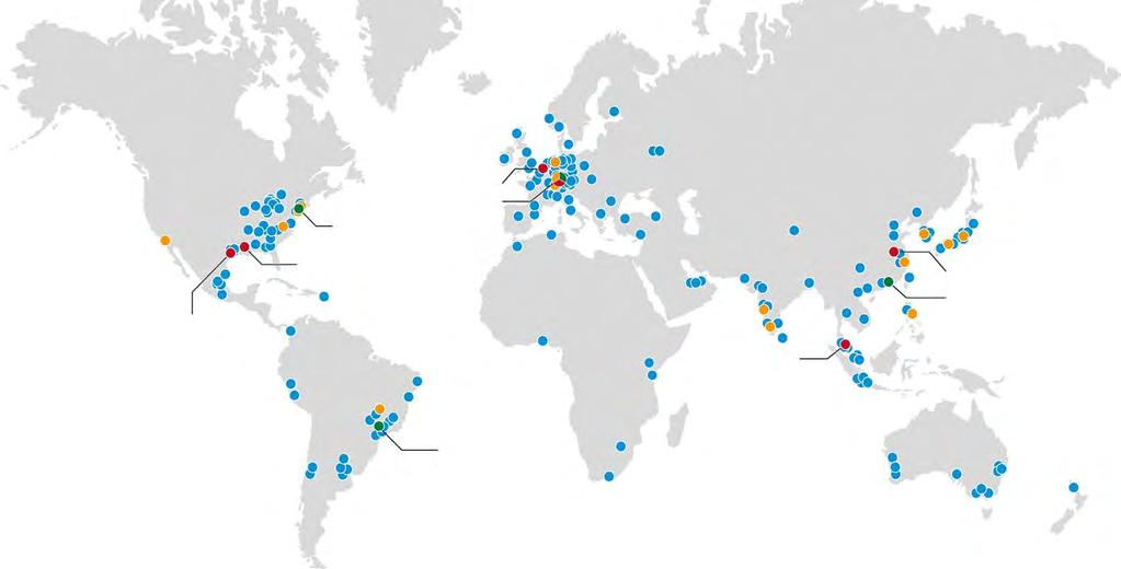 Globaler Marktzugang durch regionale Präsenz Nordamerika Umsatz 14.042 Mio. EBIT 1.113 Mio. Mitarbeiter 17.