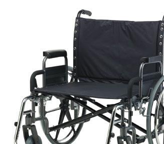 .. mobilitat im grossformat Rollstuhl Sentra Verstärkte Doppelkreuzstrebe Scheibenbremsen optional I n zwei Sitzbreiten
