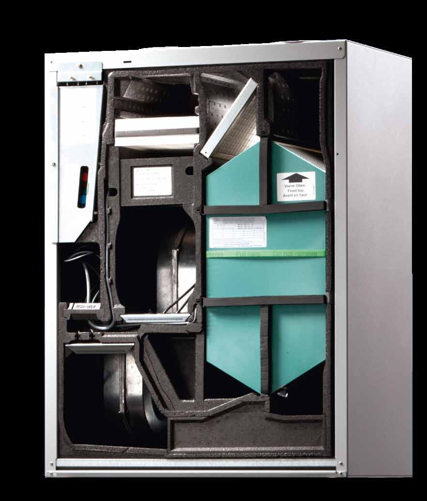 Leise komfortabel energieeffizient Reco-Boxx 170 die Komfort-Wohnungslüftung Besonders leise durch ein akustisch optimiertes, zweischaliges Gehäuse.