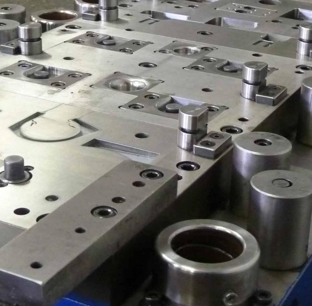Manufacture of steel components by cold stamping, production of stamping tools and equipment.