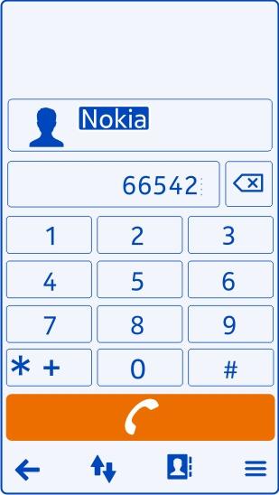 42 Mobiltelefon suchen. Drücken Sie jede Zifferntaste für jeden Buchstaben einmal. Um beispielsweise nach Nokia zu suchen, wählen Sie 6, 6, 5, 4 und dann 2.