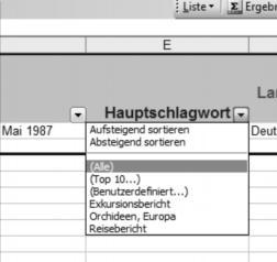 Inhaltsverzeichnis AGEO-Mitteilungen Göpf Grimm, Thomas Ulrich Um wieder alle Einträge eines