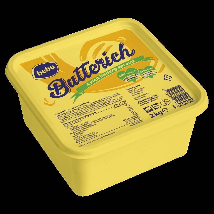 Auβerdem ist unser Butterich reich an Omega 3 und kann direkt aus dem Kühlschrank verwendet werden.