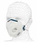 Atemschutz Feinstaubmaske P1 Norm: EN 149:2001 + A1:2009 mit Ausatmungsventil justierbarer Nasenbügel für bessere Passform Schutzstufe FF P1 schützt bis zum 4-fachen des MAK-Wertes 910.