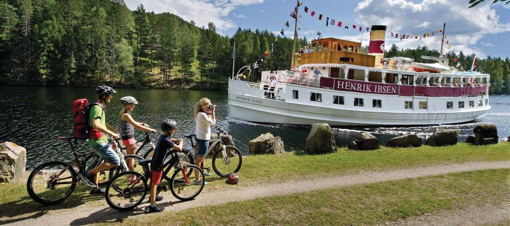 Das touristische Herz der zwischen der Hochebene Hardangervidda und dem kagerrak gelegenen egion ist der elemarkkanal.