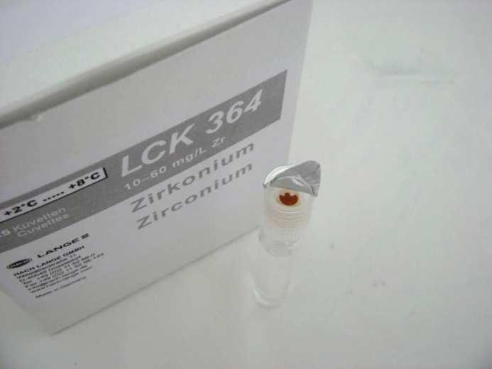 Zirkonium-Test Photometrische Analyse des Zirkoniums mittels
