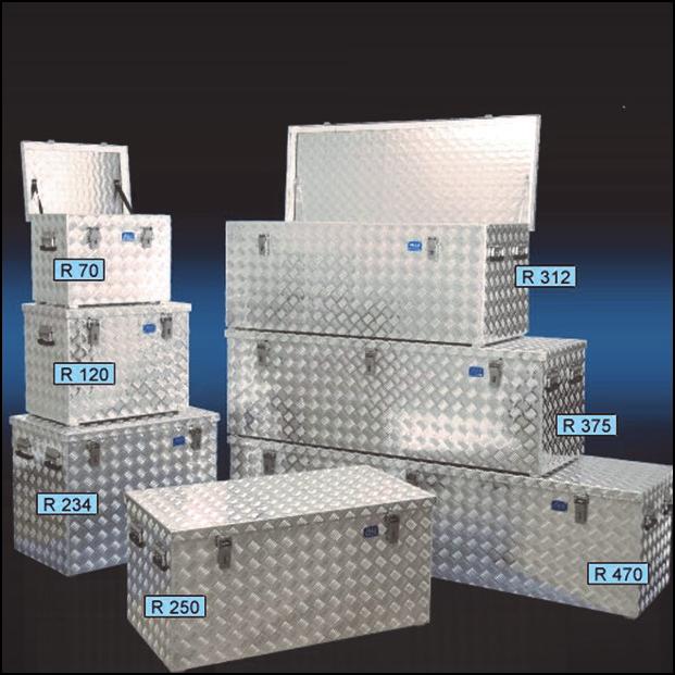 ALUTEC-Riffelblech, Aluminium und Unterflurboxen 15% (auf Listenpreise) Riffelblech: Typ Innenmass (mm) LxBxH Aussenmass (mm) LxBxH Inhalt ( Ltr.) Gewicht (kg) Listenpreis (CHF. exkl.