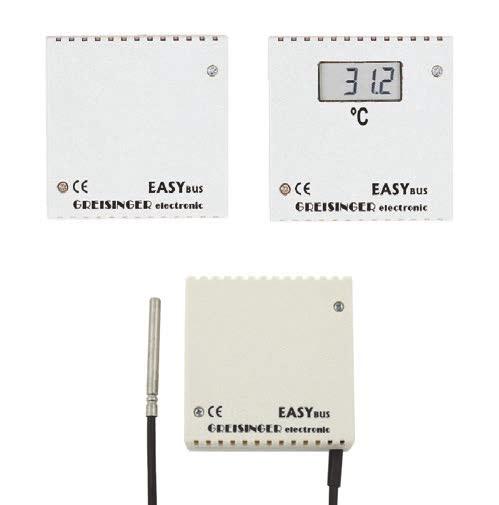 Temperatur-Modul EBT - 2R / EBT - 2RE Arbeitstemperatur Elektronik: ±0,4 % v.mw ±0,3 C -25..+50 C (Elektronik) Elektr. Anschluss 2-polige Schraubklemme, max.