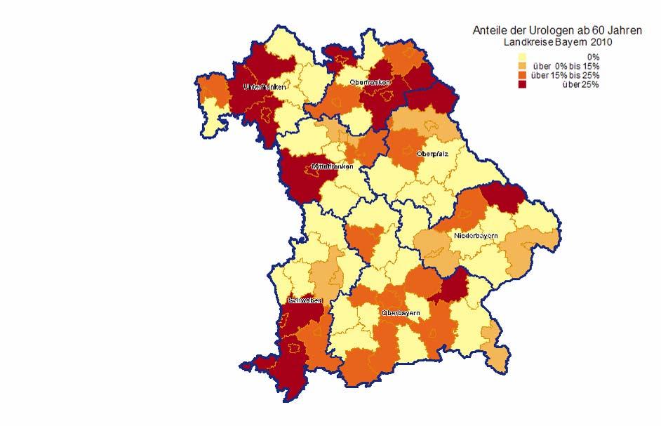 Urologie Versorgungssituation in Bayern (4/4):