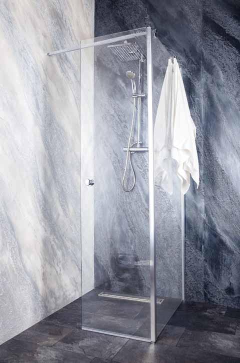 Duschkabine Grande GRANDE MT120 Eine praktische Lösung für ihre modernen Bedürfnisse. Eine Duschkabine, minimalistisch gestaltet.