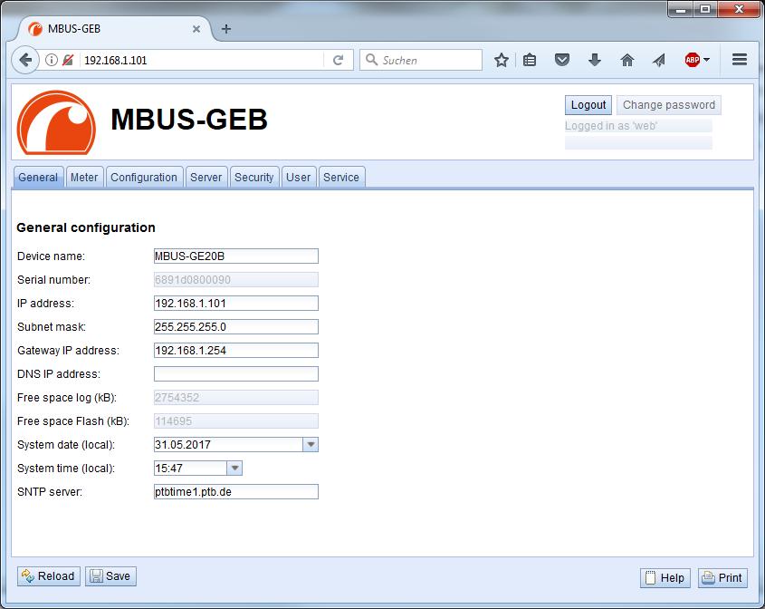 3 Inbetriebnahme Das MBUS-GEB startet nach dem Anschluss an die Versorgungsspannung selbstständig.