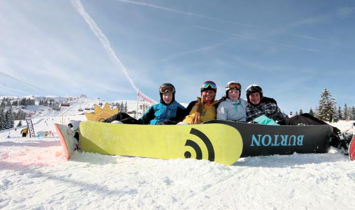 Snowboardkurs Erwachsene Snowboardkurs für Kid s Anfänger- & Fortgeschrittene 4 Std. pro Tag (nur in den Ferienzeiten) Beginner & Advanced from 10.00 to 12.00 am & 1.00 to 3.
