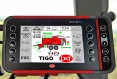lely TIGO ISOBUS Maximaler Bedienkomfort Alle Tigo PR- und XR-Modelle sind serienmäßig mit der neu entwickelten ISOBUS-Steuerung ausgerüstet.