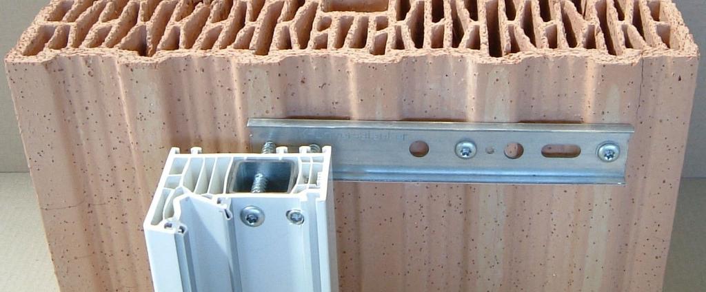 EL-Anker - U-Profil durch die Stahlarmierung durch das PVC-Profil 16-002677-PR01 2x Dübel