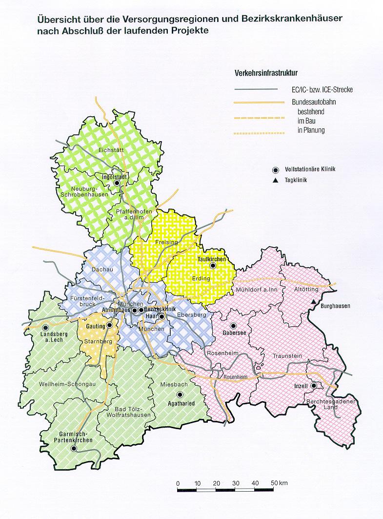 Psychiatrische Versorgungs sorgungs- regionen in Oberbayern bayern Verbund psychische Gesundheit Oberbayern Süd-West (Incl. Landkreis Starnberg) SPG Weilheim-Schongau ca. 130.