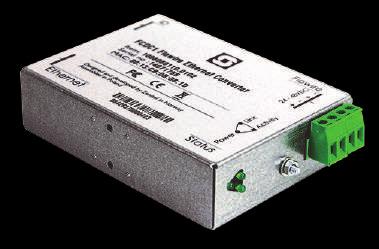 Ethernetkonverter AIP55200 Flowire Ethernet-DC Konverter Nur ein Adernpaar für Datenübertragung und PoE-Spannungsversorgung des Endgerätes Übertragungsrate max.
