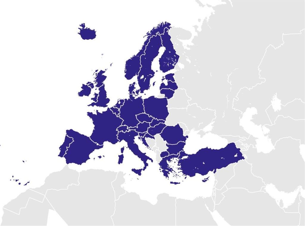 Teilnahmeländer Teilnahmeländer - 28 EU-Staaten - Island, Liechtenstein, FYR Mazedonien,