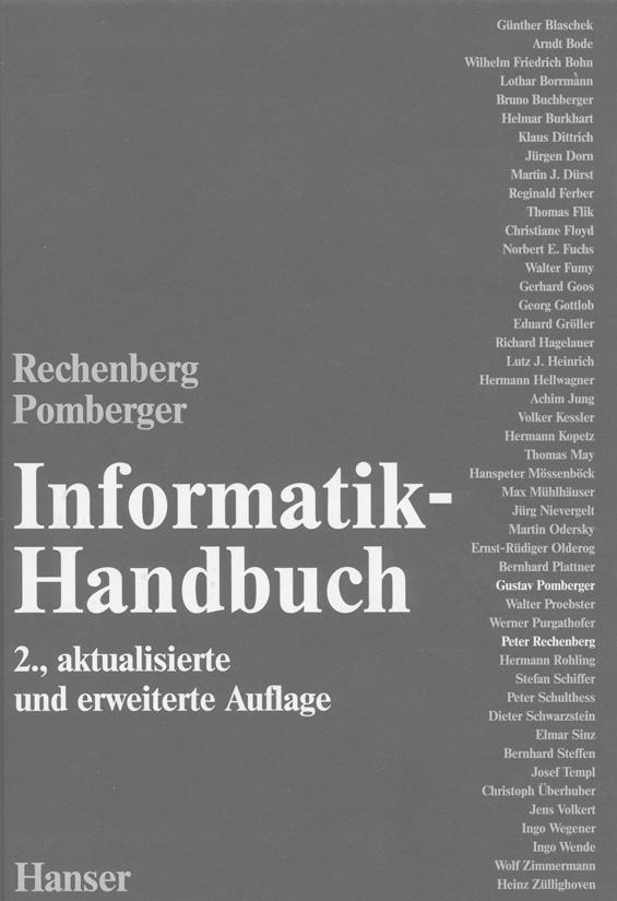 Literatur P. Rechenberg, G. Pomberger (Hrsg.